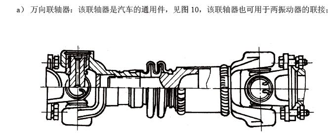 電動機通過聯(lián)軸器直接驅(qū)動振動器，見圖9